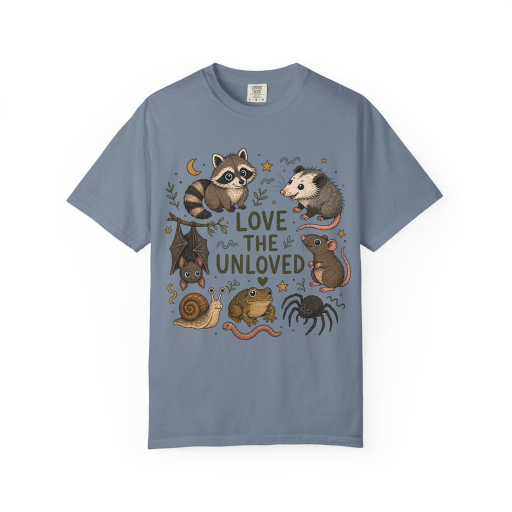 Love the Unloved T-Shirt — Cute Raccoon & Night Critters Tee