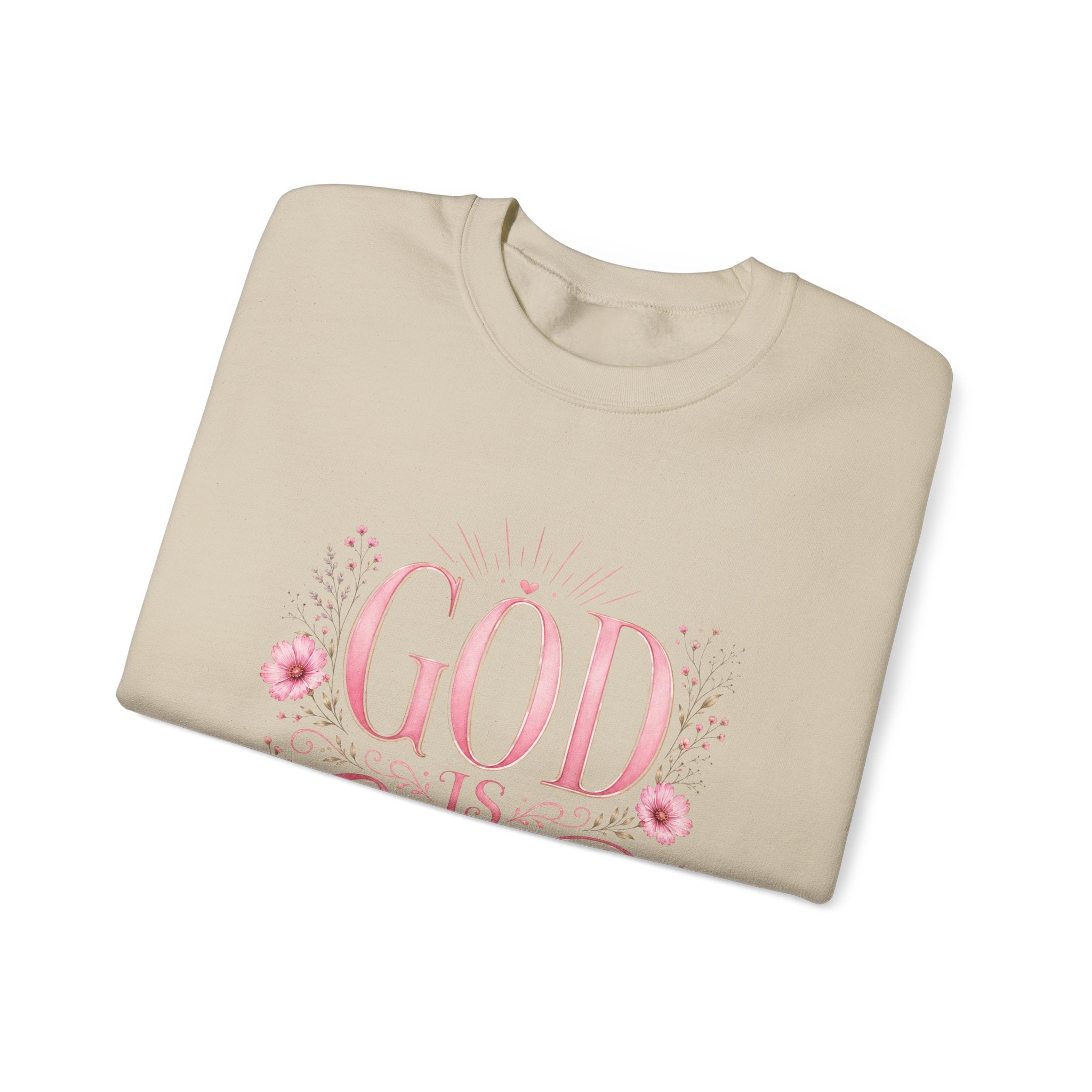 God Is Good Cute Christian sweater for Girls Faith Based  for Women sweatshirt  Youth Group Church hoodie  Church mom sweater