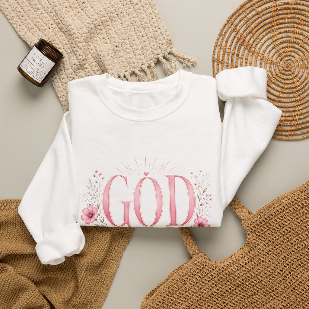 God Is Good Cute Christian sweater for Girls Faith Based  for Women sweatshirt  Youth Group Church hoodie  Church mom sweater