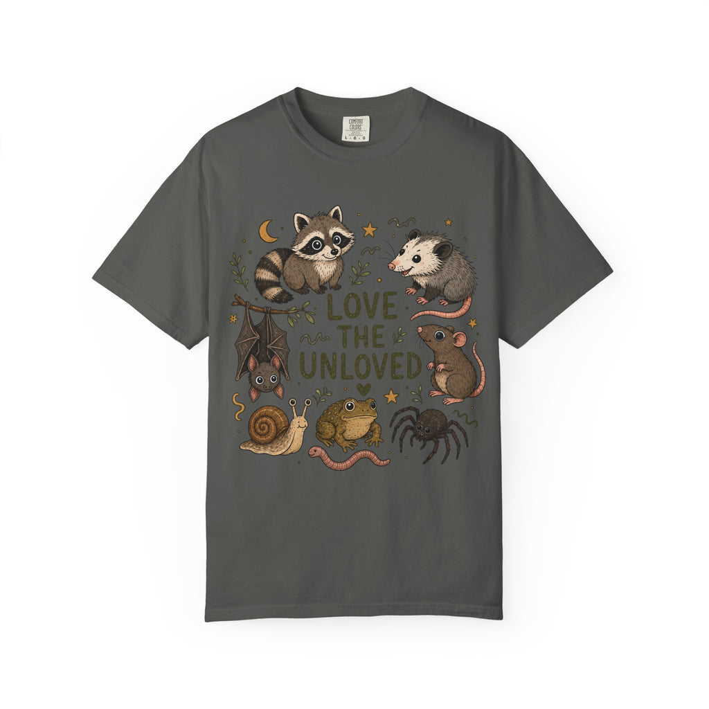Love the Unloved T-Shirt — Cute Raccoon & Night Critters Tee