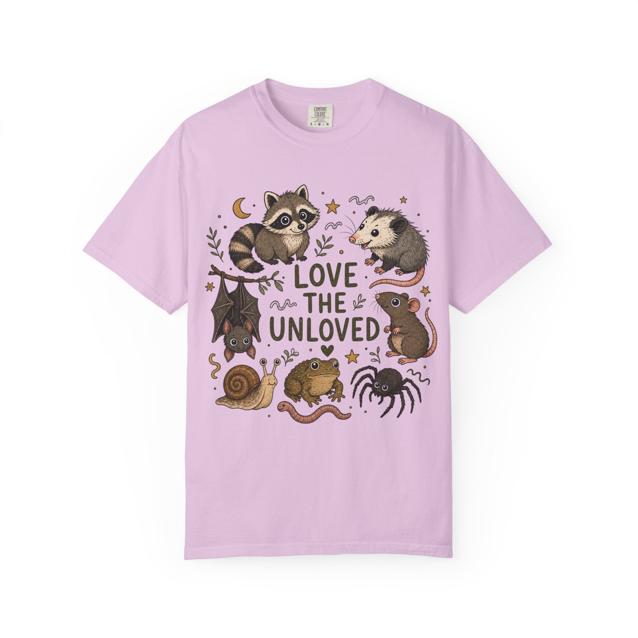 Love the Unloved T-Shirt — Cute Raccoon & Night Critters Tee