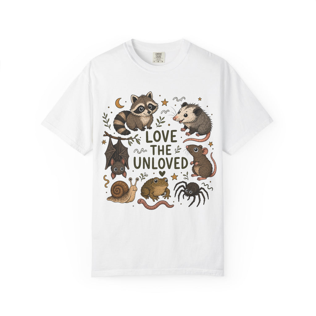 Love the Unloved T-Shirt — Cute Raccoon & Night Critters Tee
