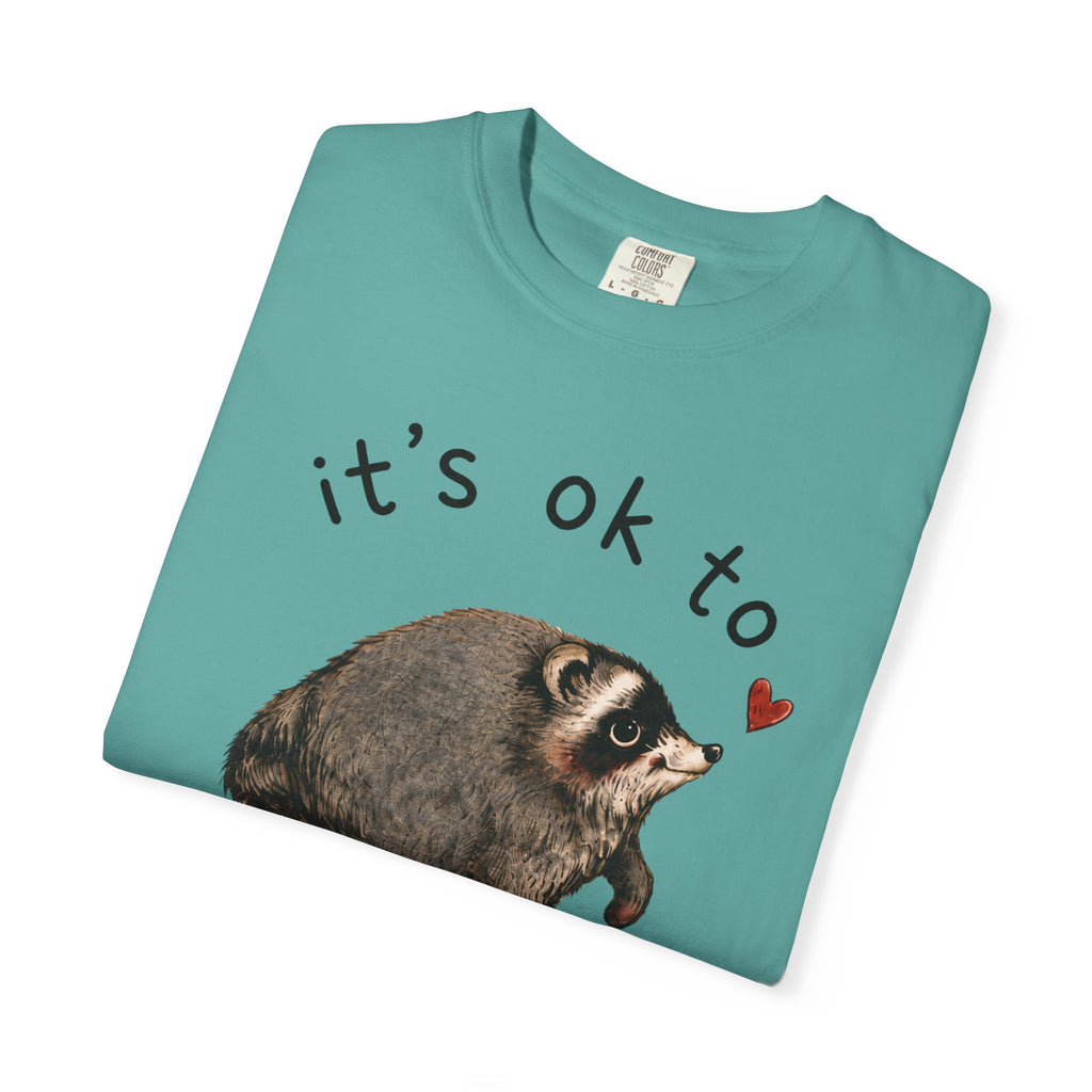 Jimothy Raccoon Shirt, Viral Seattle Raccoon Tee, Whimsical Watercolor Wildlife T-Shirt