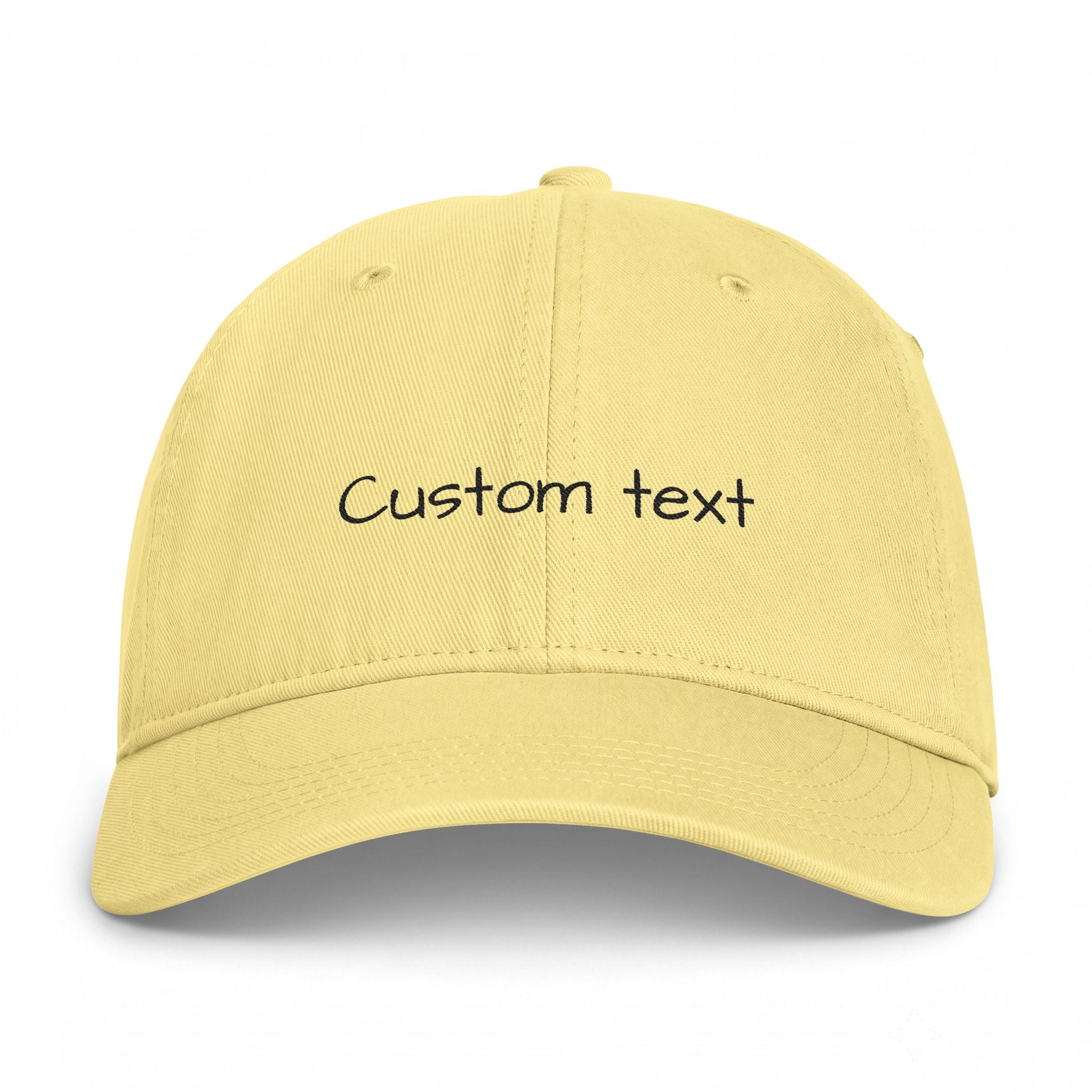 Custom Text Coastal Washed Cap | Personalized Embroidered Baseball Hat | Custom Name Hat | Adjustable Gift for Her or Him