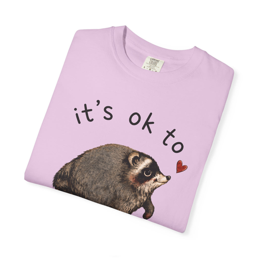 Jimothy Raccoon Shirt, Viral Seattle Raccoon Tee, Whimsical Watercolor Wildlife T-Shirt