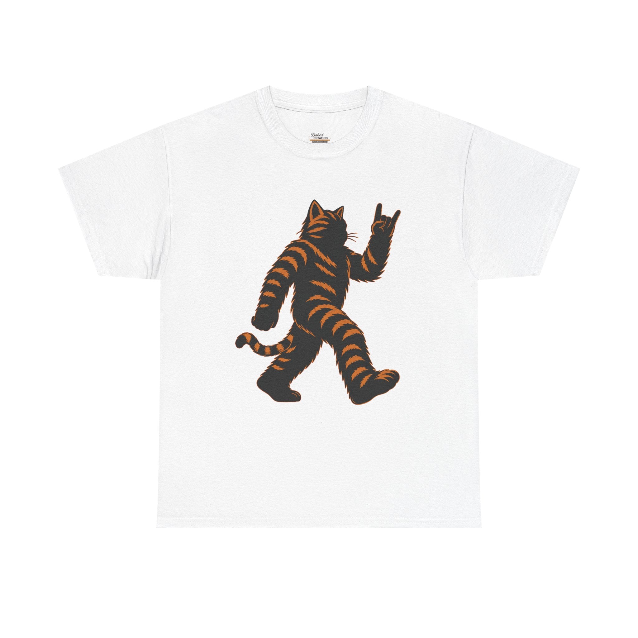 Fierce feline sasquatch mascot tee shirt Vintage kitty Sasquatch Nature Tee, Woodland Cryptid Graphic T-Shirt, Outdoor Adventure Gift