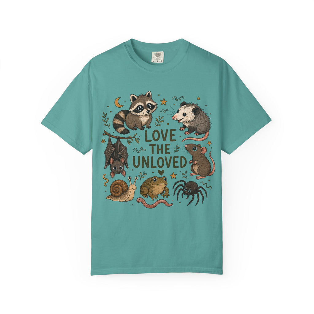 Love the Unloved T-Shirt — Cute Raccoon & Night Critters Tee