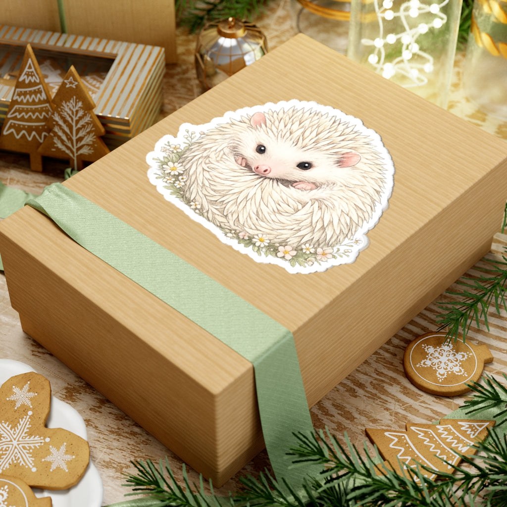 CuteHedgehog Kiss-Cut Sticker Adorable hegie sticker hedgehog decal
