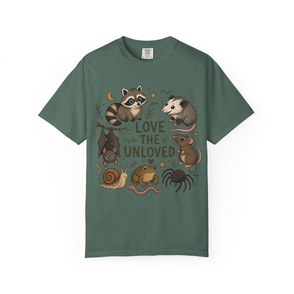 Love the Unloved T-Shirt — Cute Raccoon & Night Critters Tee