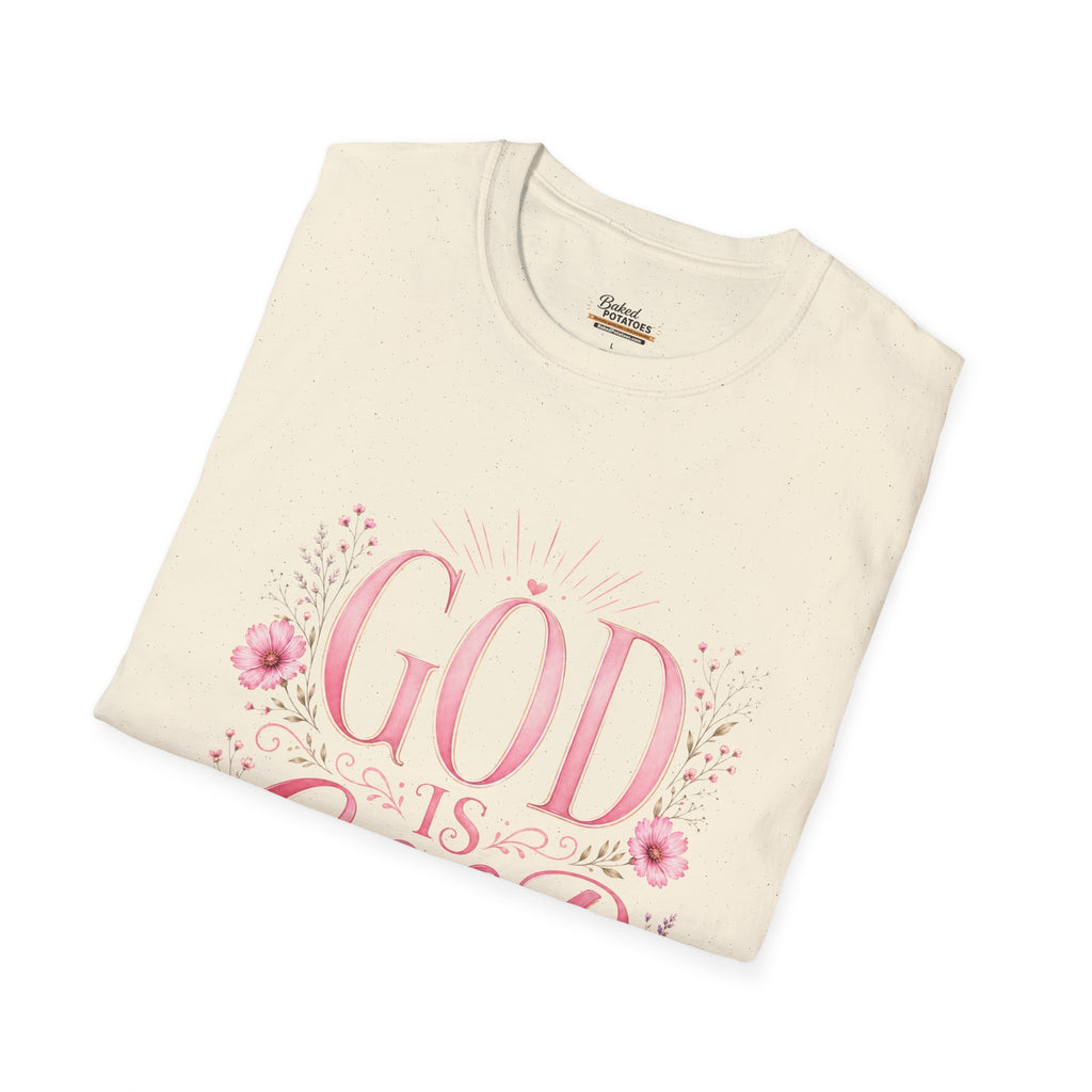 God Is Good  Cute Christian Shirt for Girls  Faith Based T-Shirt for Women Youth Group Church T Shirt Church mom shirt