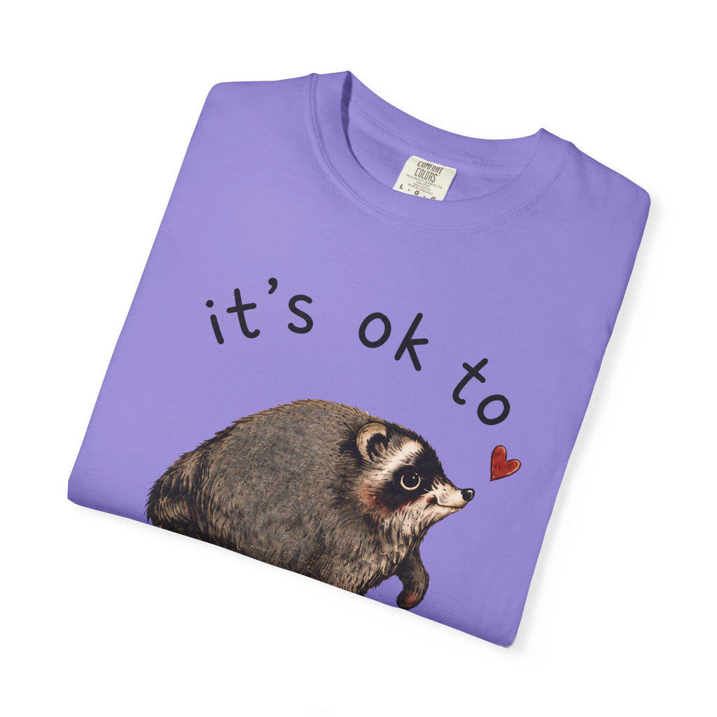 Jimothy Raccoon Shirt, Viral Seattle Raccoon Tee, Whimsical Watercolor Wildlife T-Shirt