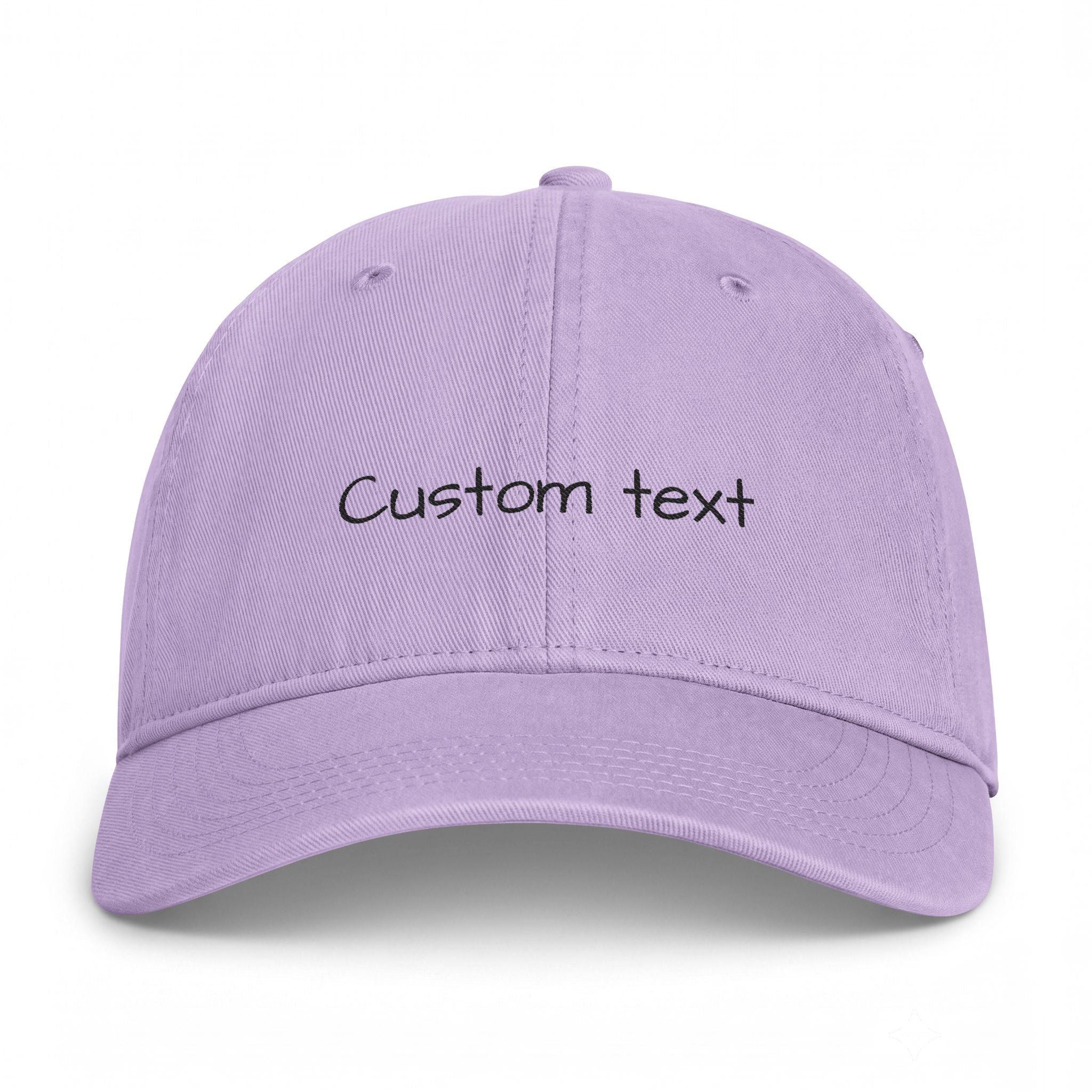 Custom Text Coastal Washed Cap | Personalized Embroidered Baseball Hat | Custom Name Hat | Adjustable Gift for Her or Him