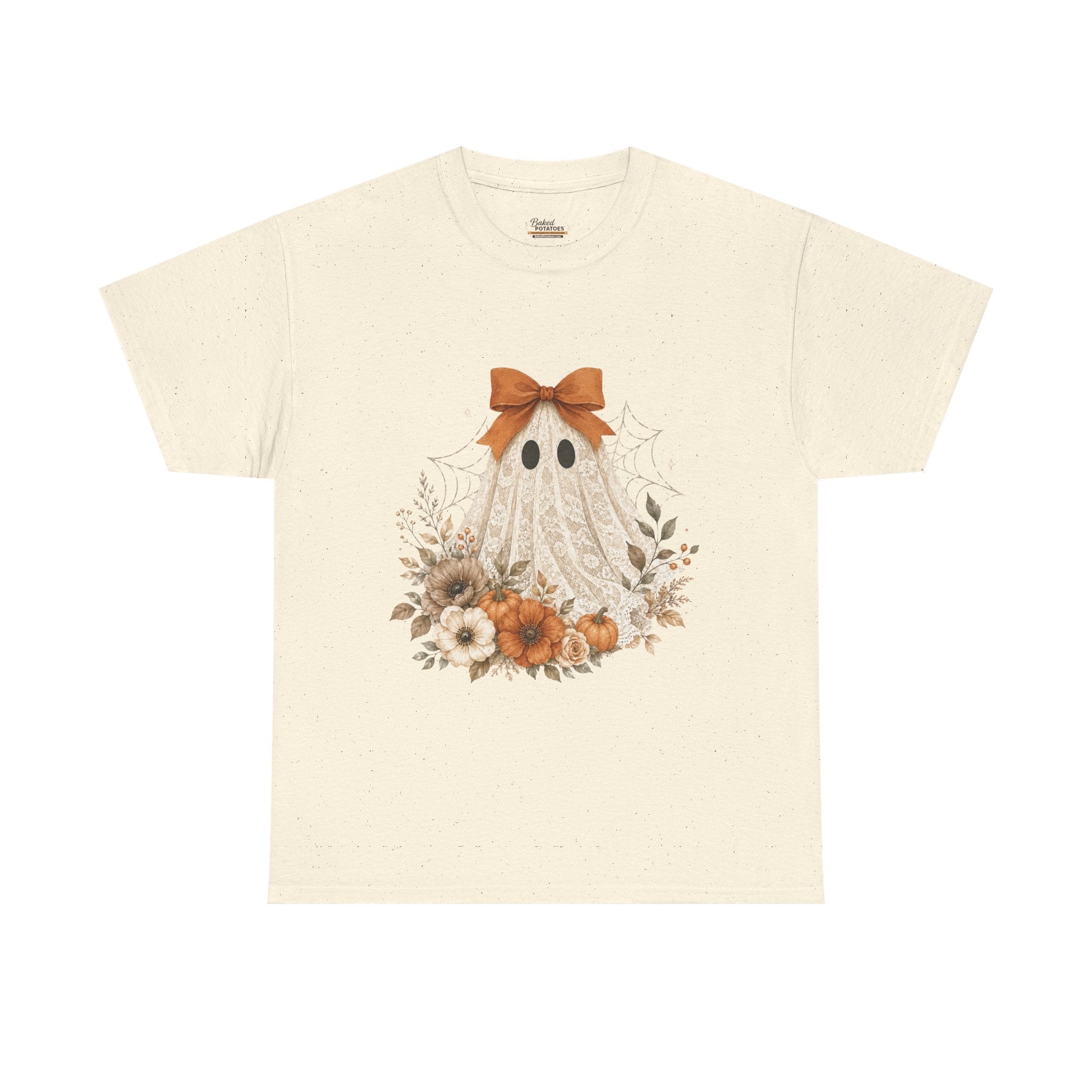Ghost with Fall Flowers T-Shirt