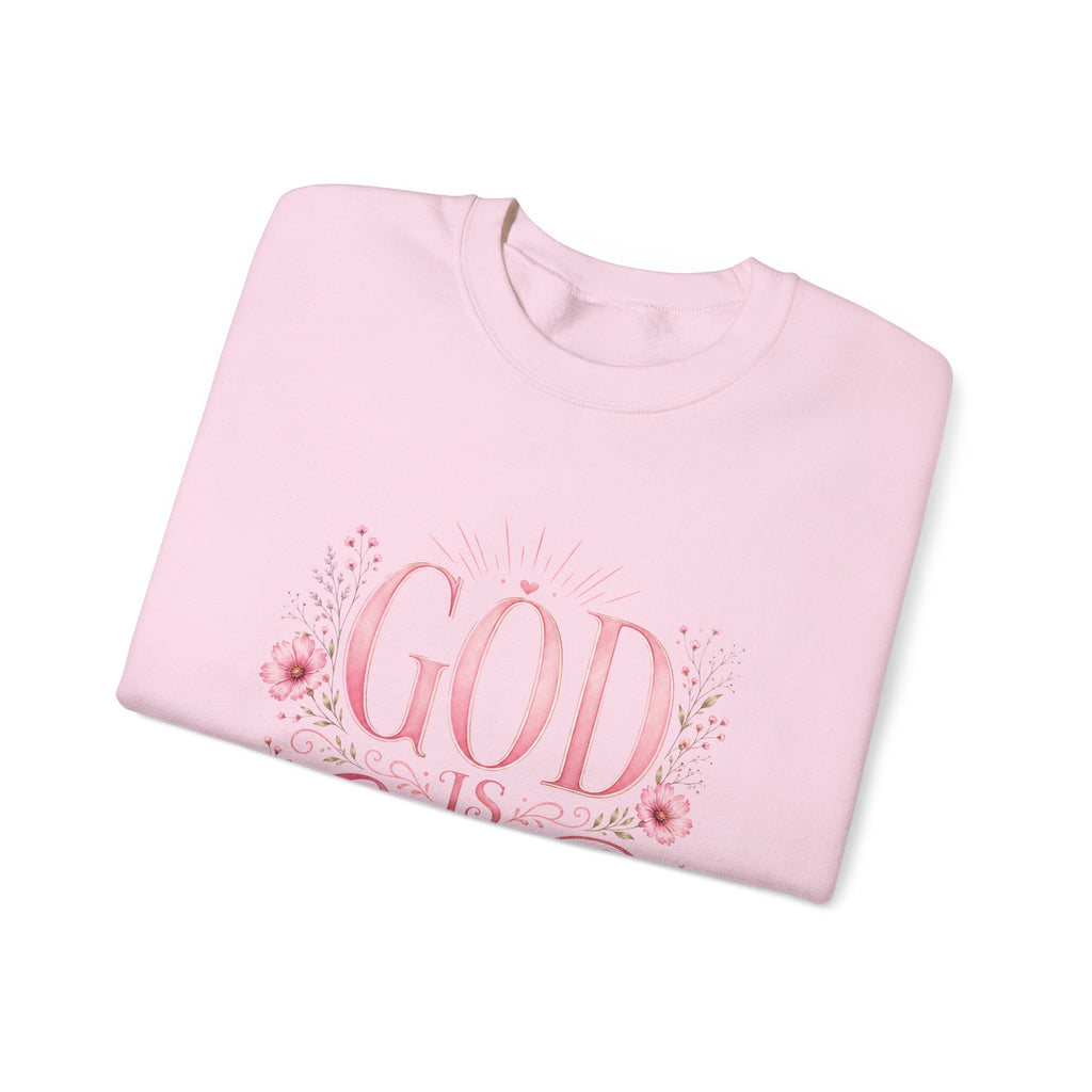 God Is Good Cute Christian sweater for Girls Faith Based  for Women sweatshirt  Youth Group Church hoodie  Church mom sweater