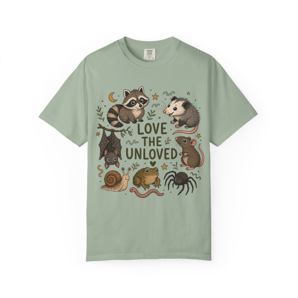 Love the Unloved T-Shirt — Cute Raccoon & Night Critters Tee