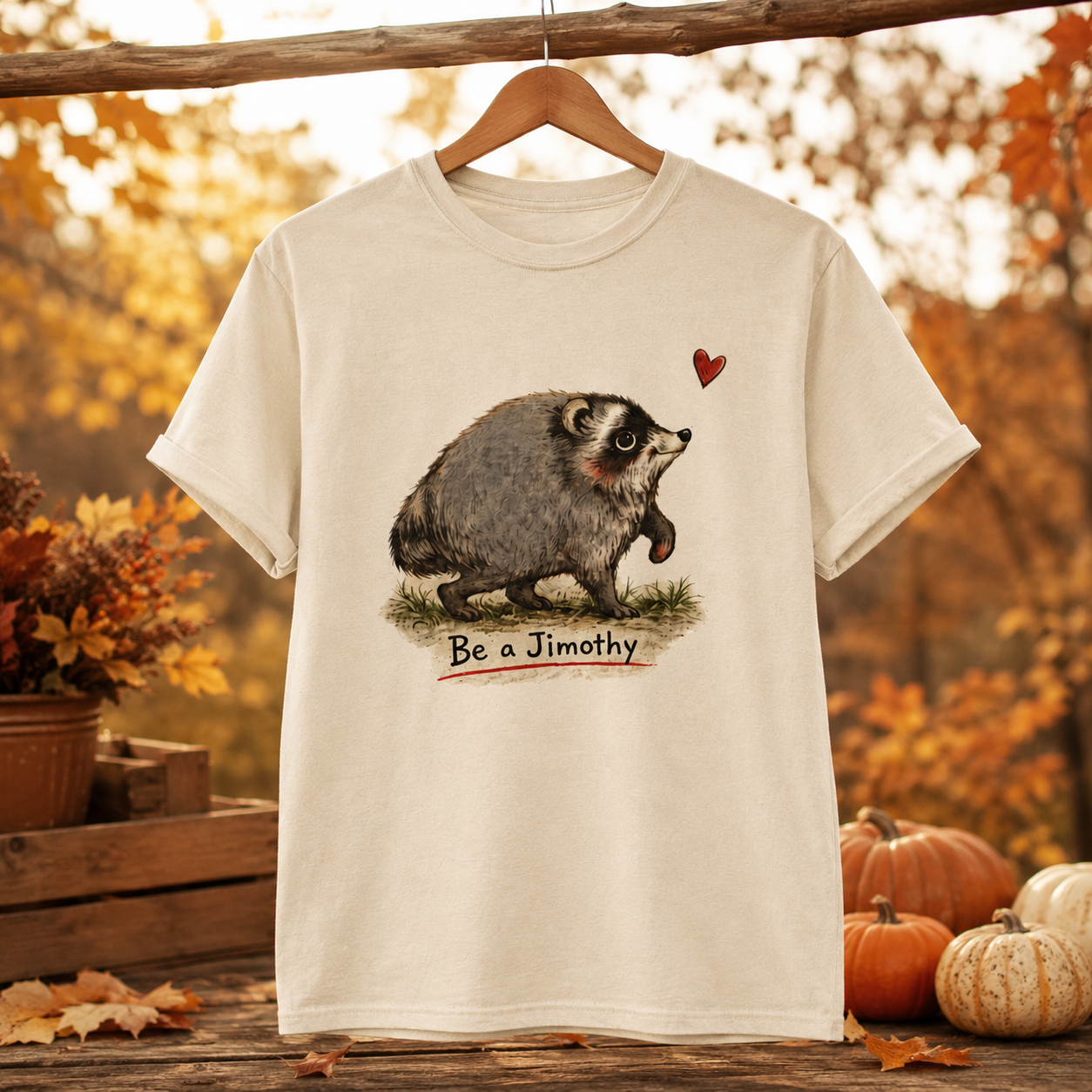 Jimothy Raccoon Shirt, Viral Seattle Raccoon Tee, Funny Viral Short Spine Wildlife T-Shirt