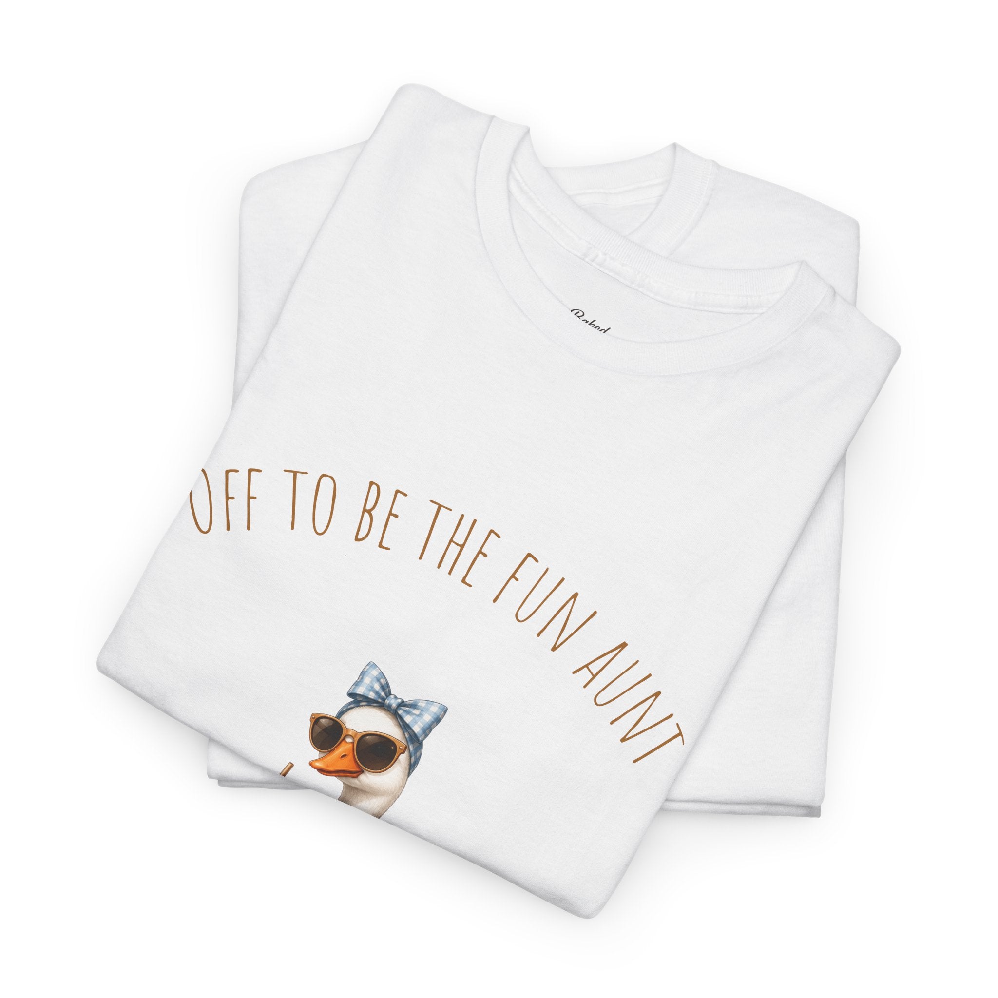 Funny Aunt Goose,Gift for Aunt, Off To Be Fun Aunt Tee Aunt Gift, Pregnancy Announcement for Sister, Future Aunt Tee, iced coffee shirt