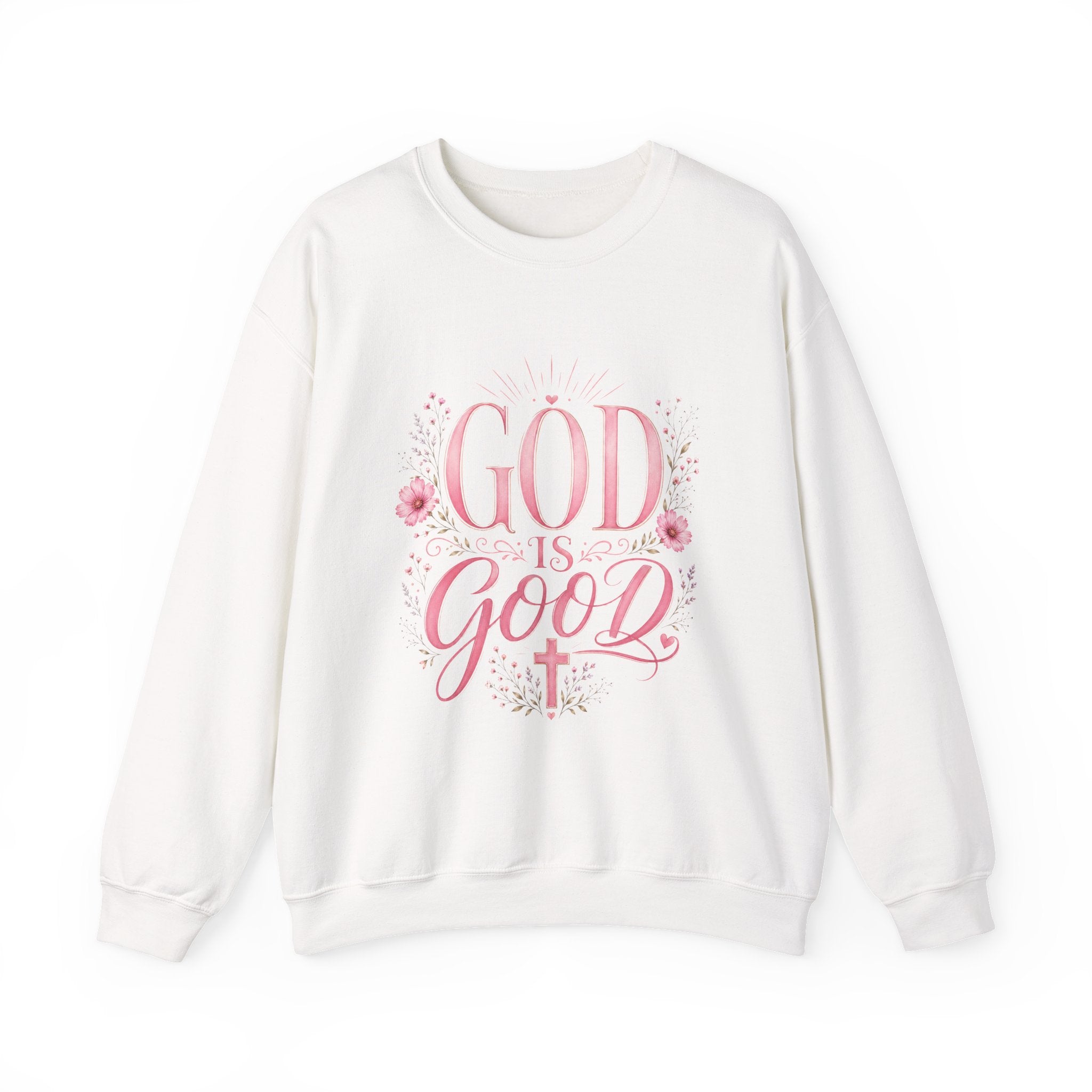 God Is Good Cute Christian sweater for Girls Faith Based  for Women sweatshirt  Youth Group Church hoodie  Church mom sweater