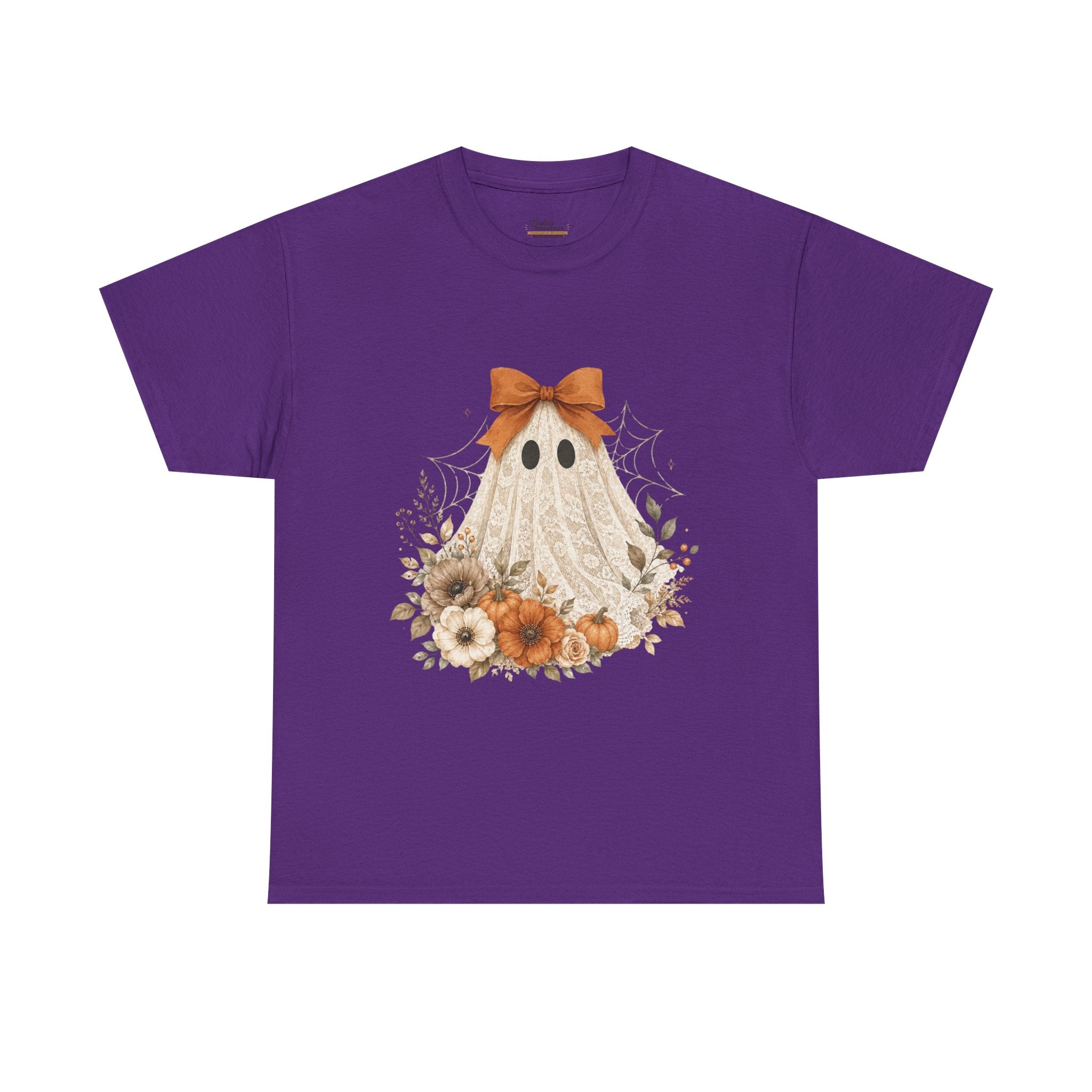 Ghost with Fall Flowers T-Shirt