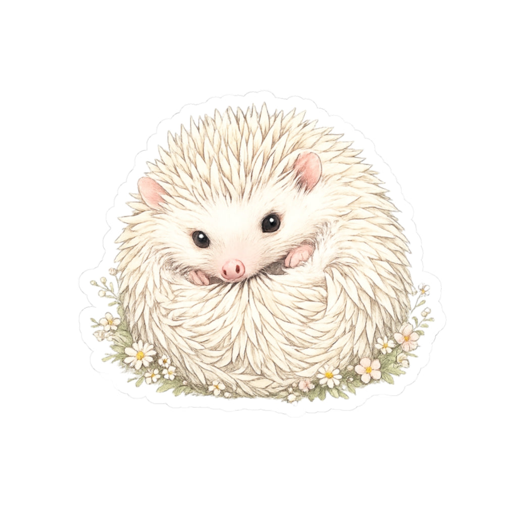 CuteHedgehog Kiss-Cut Sticker Adorable hegie sticker hedgehog decal