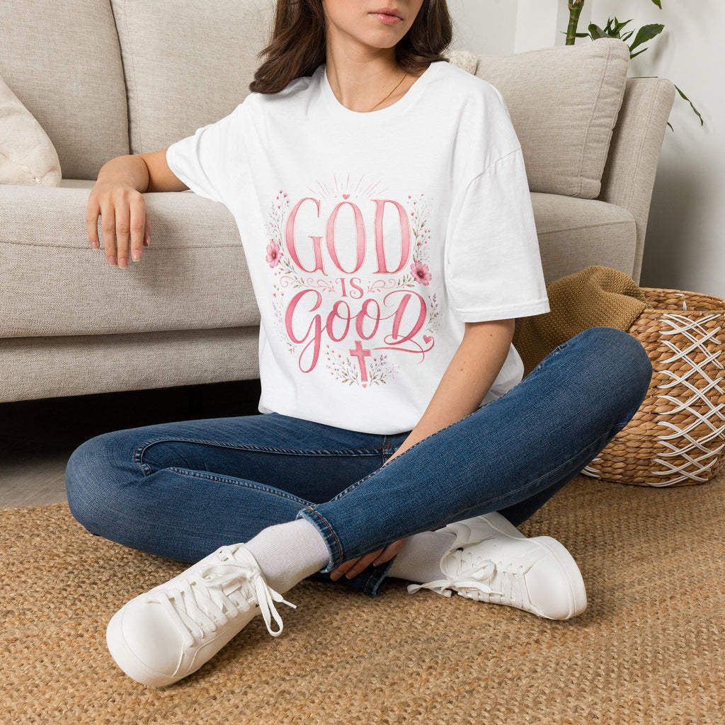 God Is Good  Cute Christian Shirt for Girls  Faith Based T-Shirt for Women Youth Group Church T Shirt Church mom shirt