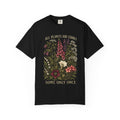 All Plants Are Edible Some Only Once Comfort Colors Shirt, Funny Gardening Tee, Dark Botanical Graphic Tshirt, Gothic Plant Lover Shirt