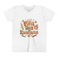 First Day of Kindergarten girls Shirt, Retro Kindergarten Tee, Back to School Shirt, Groovy Neutral School Tee, Kids First Day Outfit for them