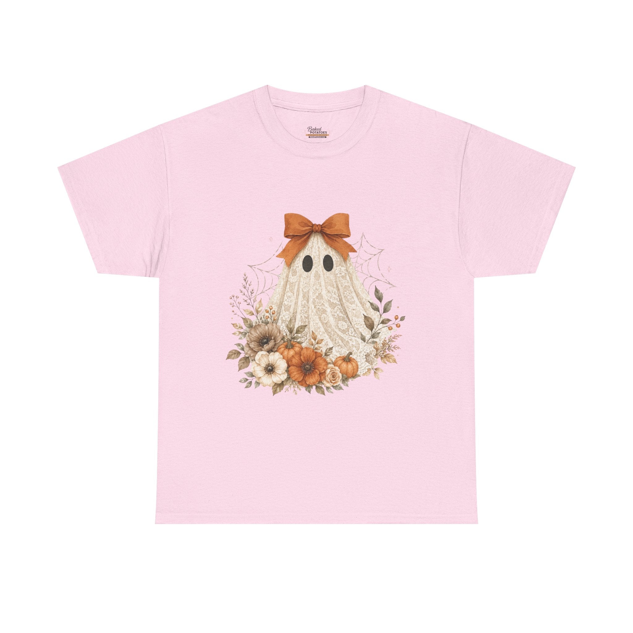 Ghost with Fall Flowers T-Shirt