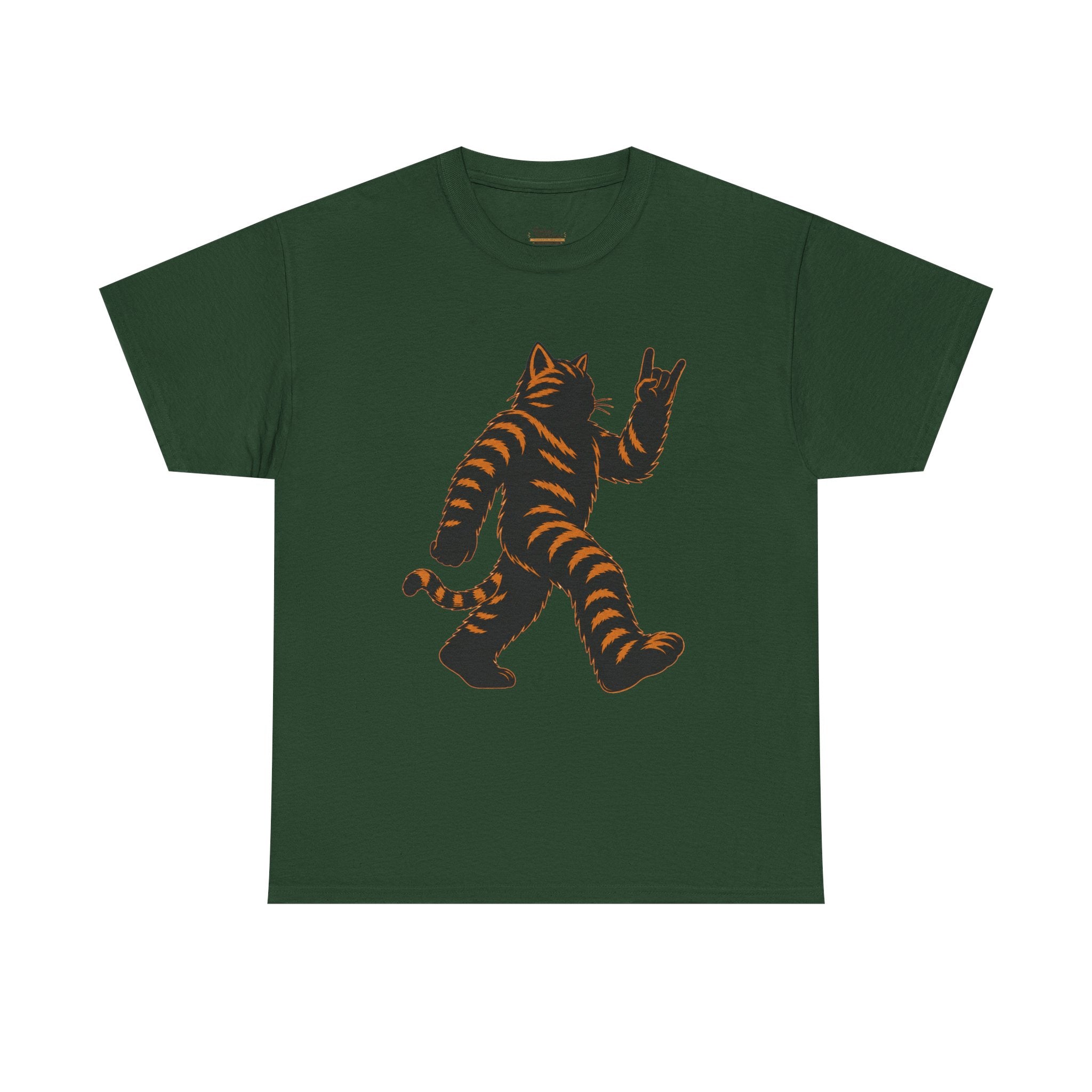 Fierce feline sasquatch mascot tee shirt Vintage kitty Sasquatch Nature Tee, Woodland Cryptid Graphic T-Shirt, Outdoor Adventure Gift