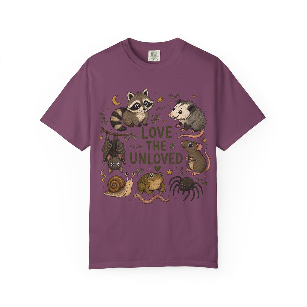 Love the Unloved T-Shirt — Cute Raccoon & Night Critters Tee