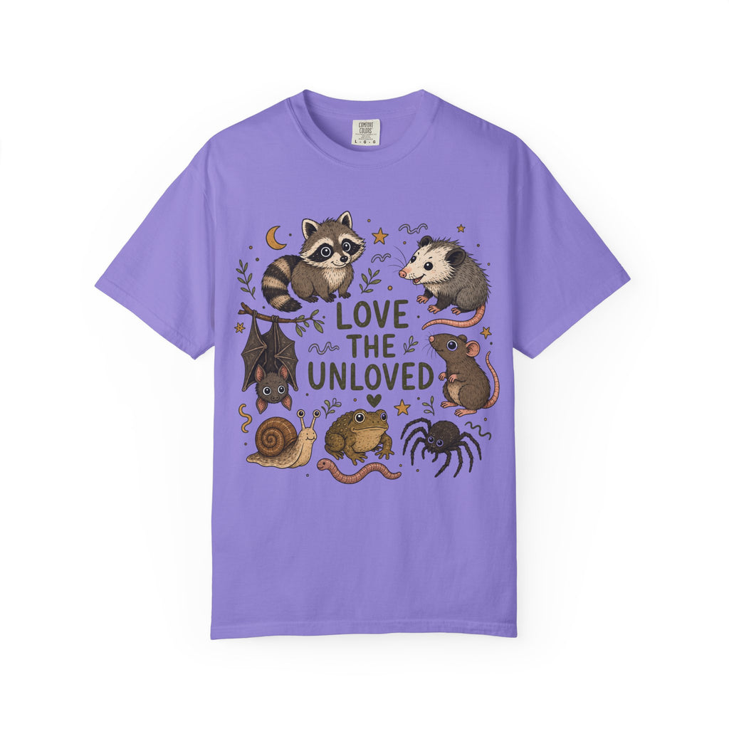 Love the Unloved T-Shirt — Cute Raccoon & Night Critters Tee