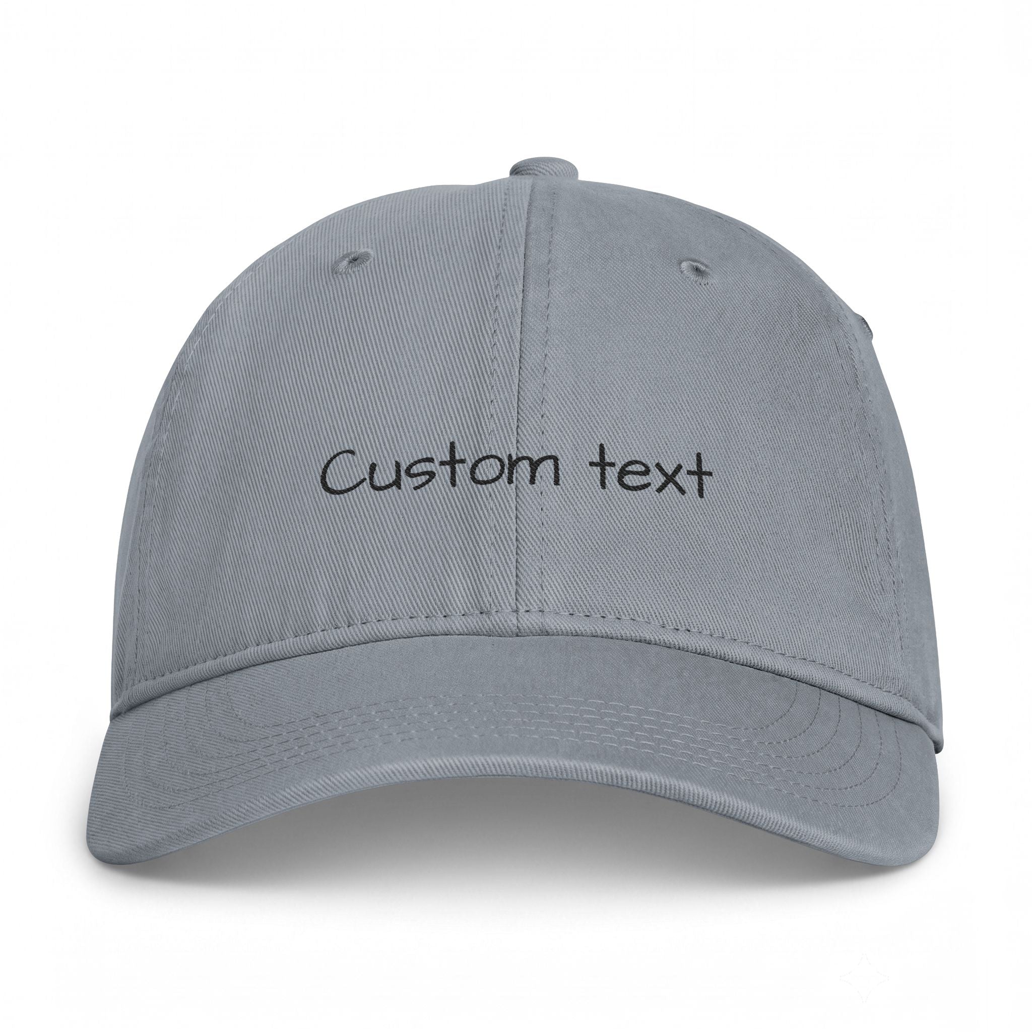 Custom Text Coastal Washed Cap | Personalized Embroidered Baseball Hat | Custom Name Hat | Adjustable Gift for Her or Him